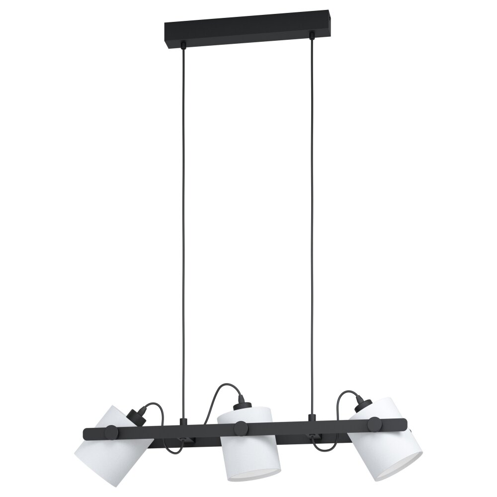 Eglo HORNWOOD Lampadario a sospensione Nero, 3-Luci main product photo