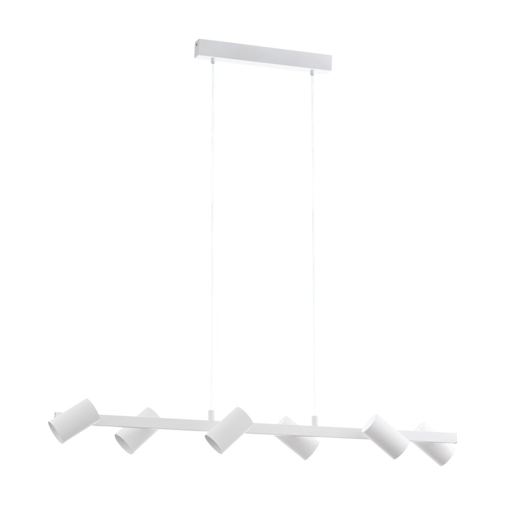 Eglo GATUELA Lampadario a sospensione Nichel opaco, Bianco, 6-Luci main product photo