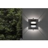 Lutec DELTA Applique da esterno LED Antracite, 1-Luce