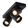 Lucide NIGEL Faretto da soffitto LED Nero, 3-Luci