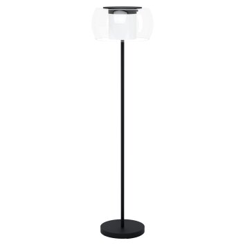 Eglo BRIAGLIA Lampada da terra LED Nero, 1-Luce, Cambia colore