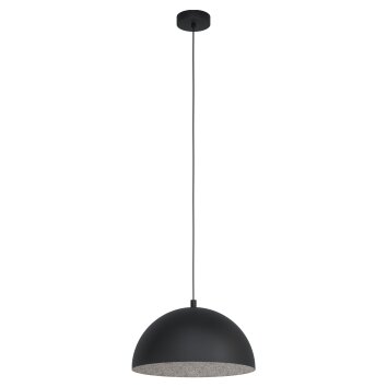 Eglo GAETANO Lampadario a sospensione Grigio, Nero, 1-Luce