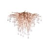 Paul Neuhaus ICICLE Plafoniera Ottone antico, 9-Luci