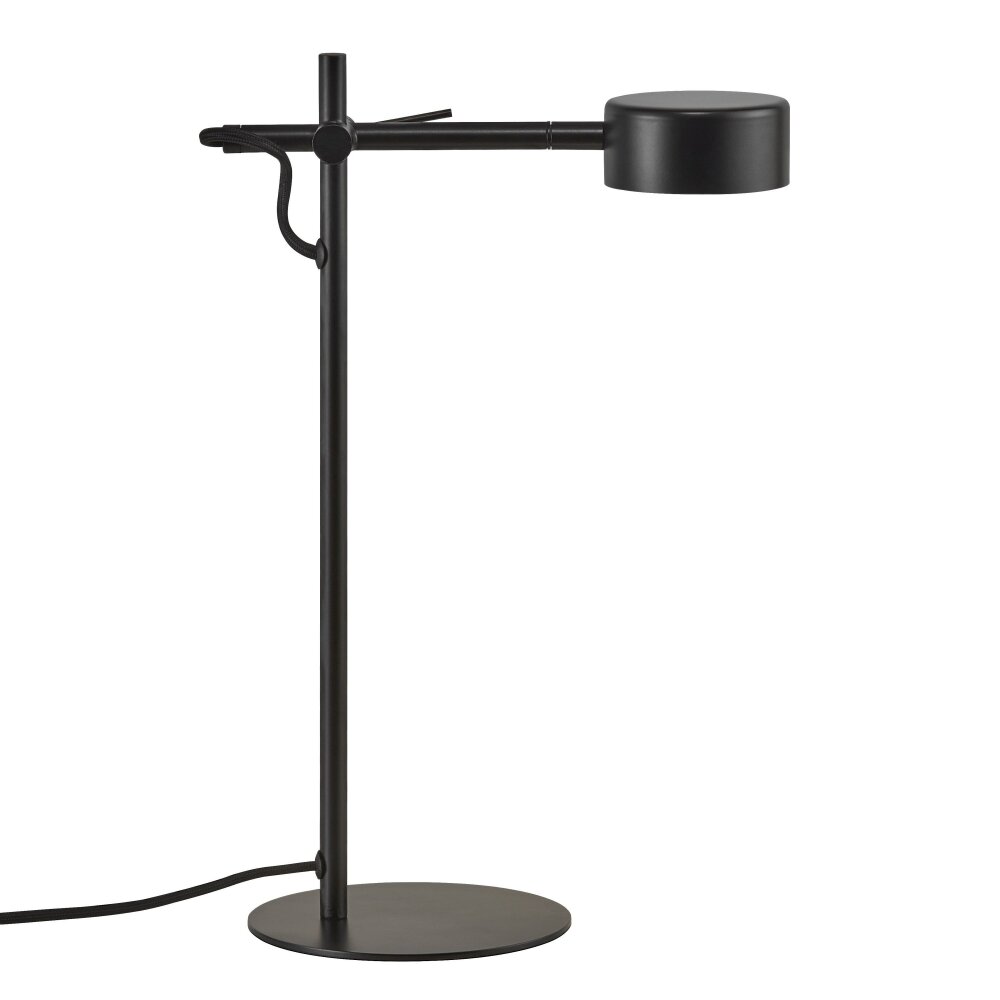 Nordlux CLYDE Lampada da tavolo LED Nero, 1-Luce