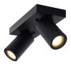 Lucide TAYLOR Faretto da soffitto LED Nero, 2-Luci