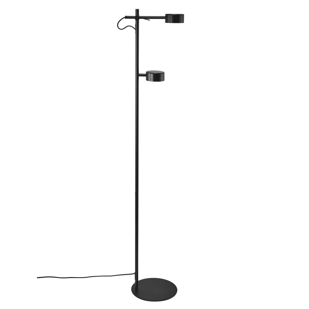 Nordlux CLYDE Lampada da terra LED Nero, 2-Luci