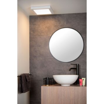 Lucide BRICE Plafoniera LED Bianco, 1-Luce