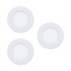 Eglo FUEVA Lampada da incasso LED Bianco, 3-Luci