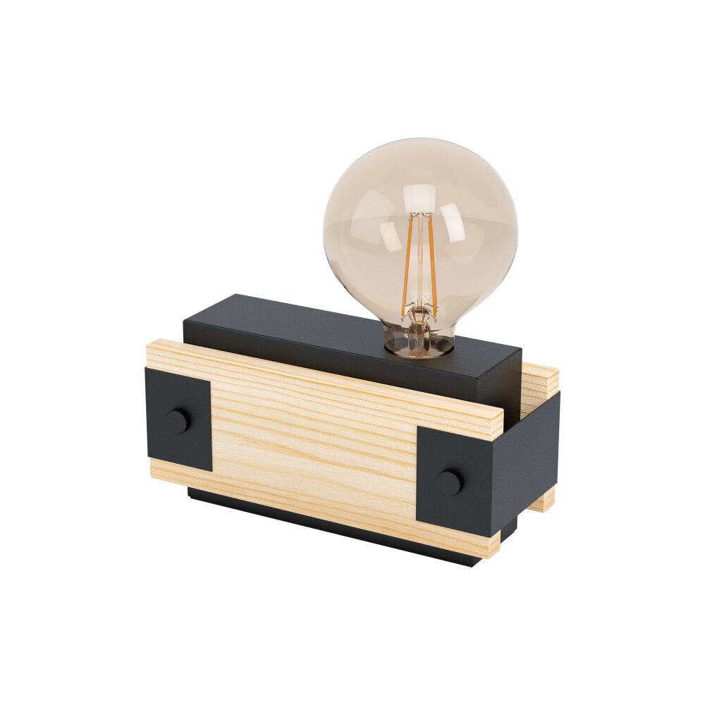 Eglo LAYHAM Lampada da tavolo Marrone, Nero, 1-Luce main product photo