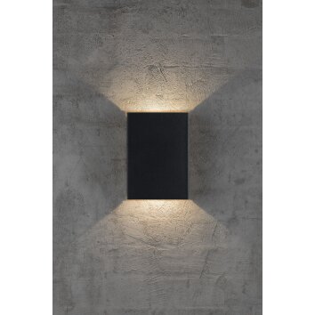 Nordlux FOLD Applique da esterno LED Nero, 2-Luci