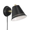 Nordlux PINE Applique Nero, 1-Luce