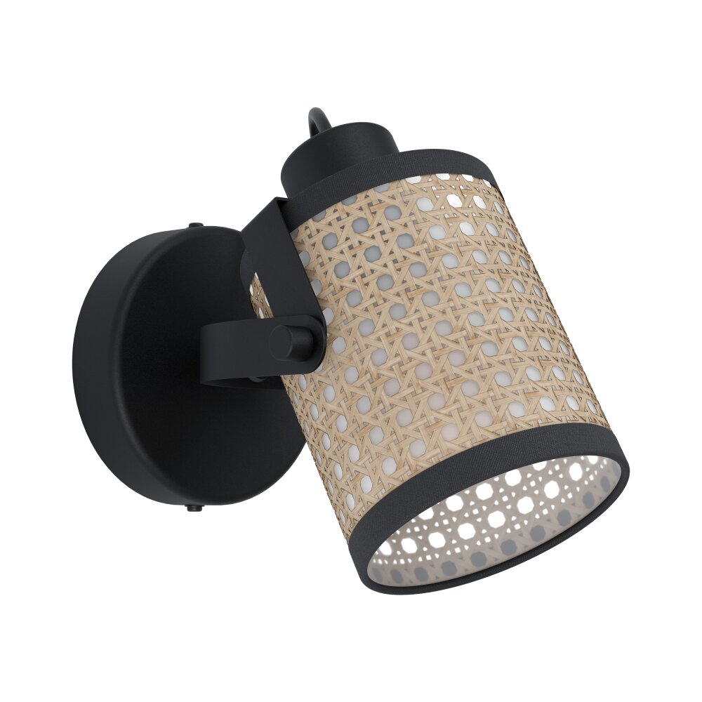 Eglo RUSCOMB Applique Nero, 1-Luce main product photo