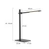 Steinhauer Stekk Lampada da tavolo LED Nero, Bianco, 1-Luce