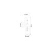 Globo LEVITO Applique Nero, 1-Luce