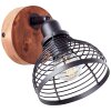 Brilliant Avia faretto Legno scuro, Nero, 1-Luce