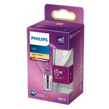 Philips  LED E14 15 Watt 2700 Kelvin 136 Lumen