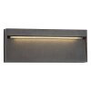 KS Verlichting Shadow Applique da esterno LED Nero, 1-Luce