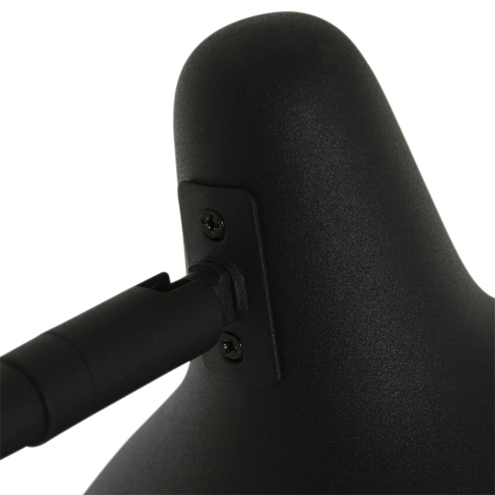 Steinhauer Kasket Lampada da terra Nero, Bianco, 1-Luce