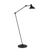 Steinhauer Kasket Lampada da terra Nero, Bianco, 1-Luce