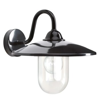 KS Verlichting Brig Applique da esterno Nero, 1-Luce