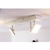 Guyana Faretto da soffitto LED Cromo, Bianco, 2-Luci