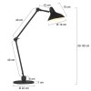 Steinhauer Kasket Lampada da tavolo Nero, Bianco, 1-Luce