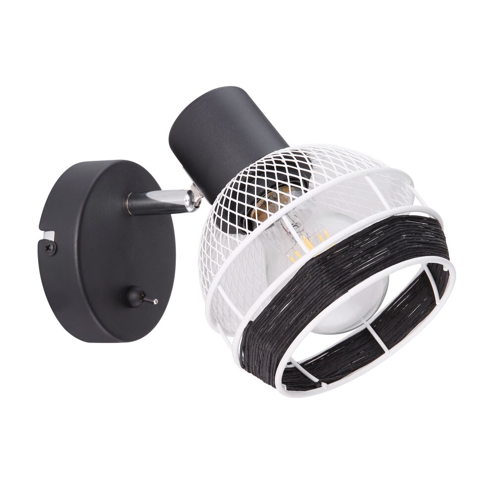 Globo GRIDDY faretto Nero, 1-Luce