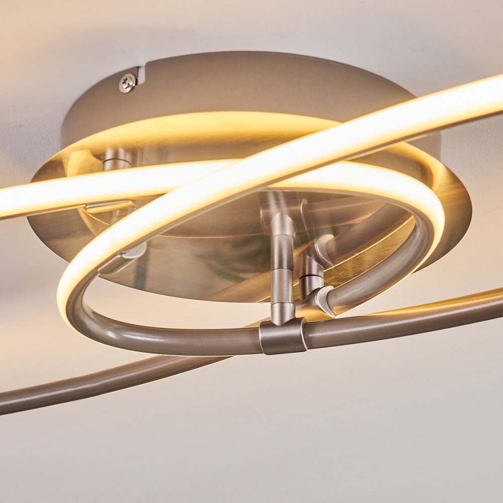 Harpeth Plafoniera LED Nichel opaco, 1-Luce