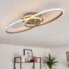 Harpeth Plafoniera LED Nichel opaco, 1-Luce