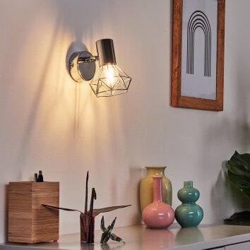 Globo Wand- und Faretto da soffitto Cromo, 1-Luce