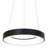 Steinhauer Ringlede Lampada a Sospensione Nero, Bianco, 1-Luce