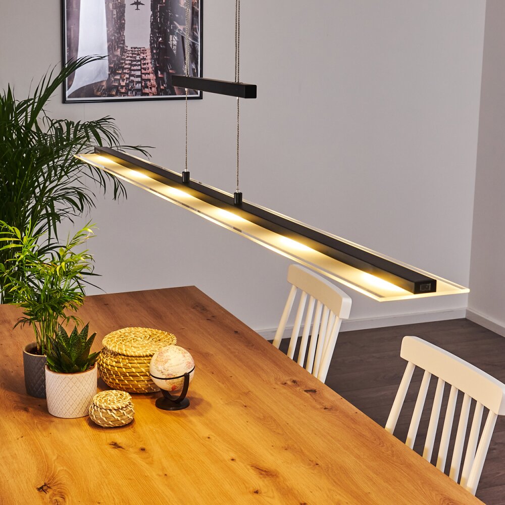 Hogana Lampada a Sospensione LED Antracite, 1-Luce