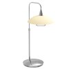 Steinhauer Tallerken Lampada da tavolo LED Acciaio inox, Bianco, 1-Luce
