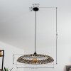 Musuku Lampadario a sospensione Nero, 1-Luce
