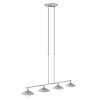 Steinhauer Tallerken Lampada a Sospensione LED Acciaio inox, Bianco, 4-Luci