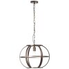 Brilliant Basia Lampada a Sospensione Marrone, Bronzo, Brunito, 1-Luce