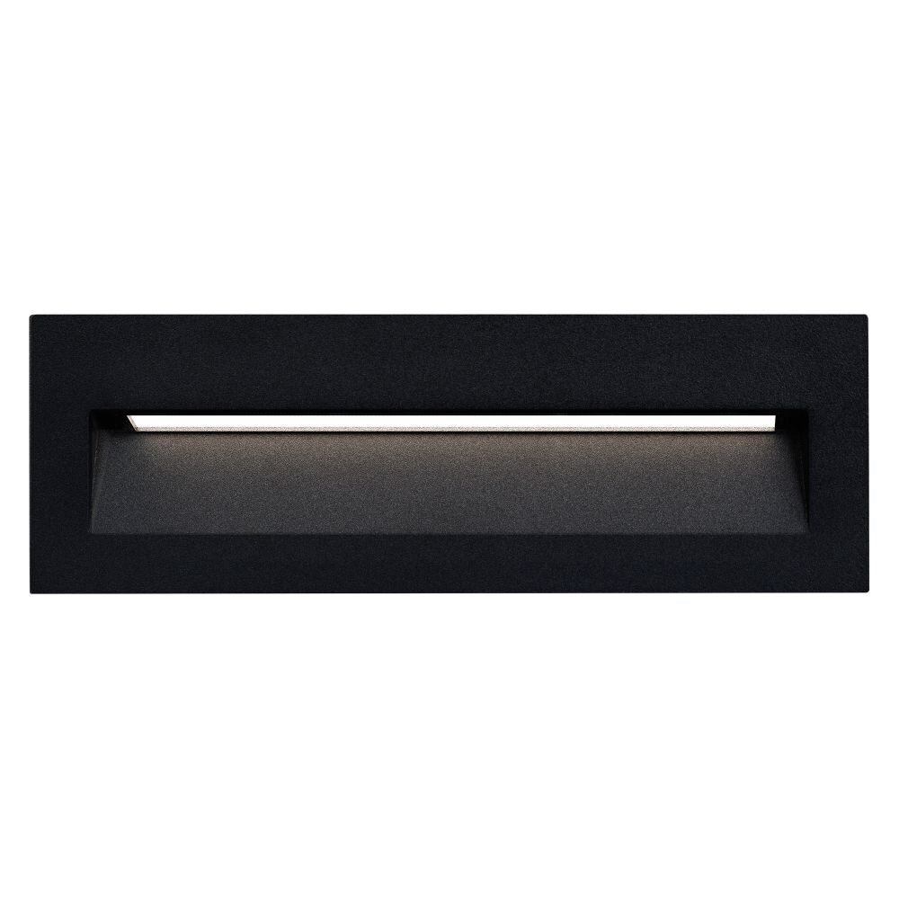 KS Verlichting Slice Applique da esterno LED Nero, 1-Luce main product photo