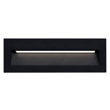 KS Verlichting Slice Applique da esterno LED Nero, 1-Luce