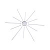 Paul Neuhaus Q-SUNSHINE Plafoniera LED Alluminio, 12-Luci, Telecomando