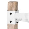 Steinhauer Gearwood Lampada da terra Legno scuro, Bianco, 1-Luce