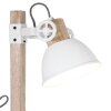 Steinhauer Gearwood Lampada da terra Legno scuro, Bianco, 1-Luce