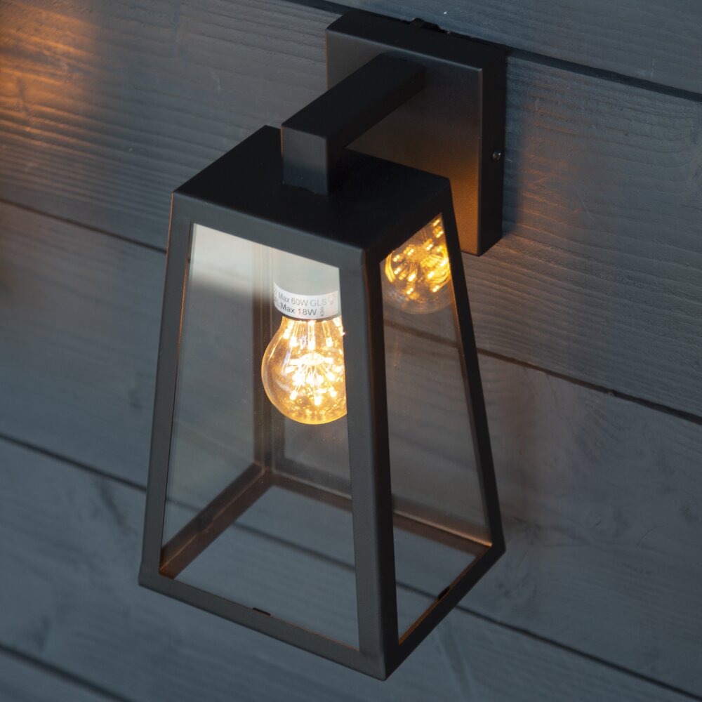 KS Verlichting Luuk Applique da esterno Nero, 1-Luce main product photo