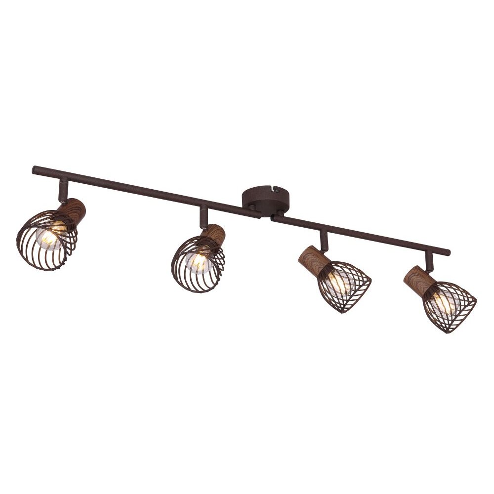 Faretto Globo ISABELLE Ruggine, 4-Luci main product photo