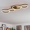 Grasse Plafoniera LED Nero, 1-Luce