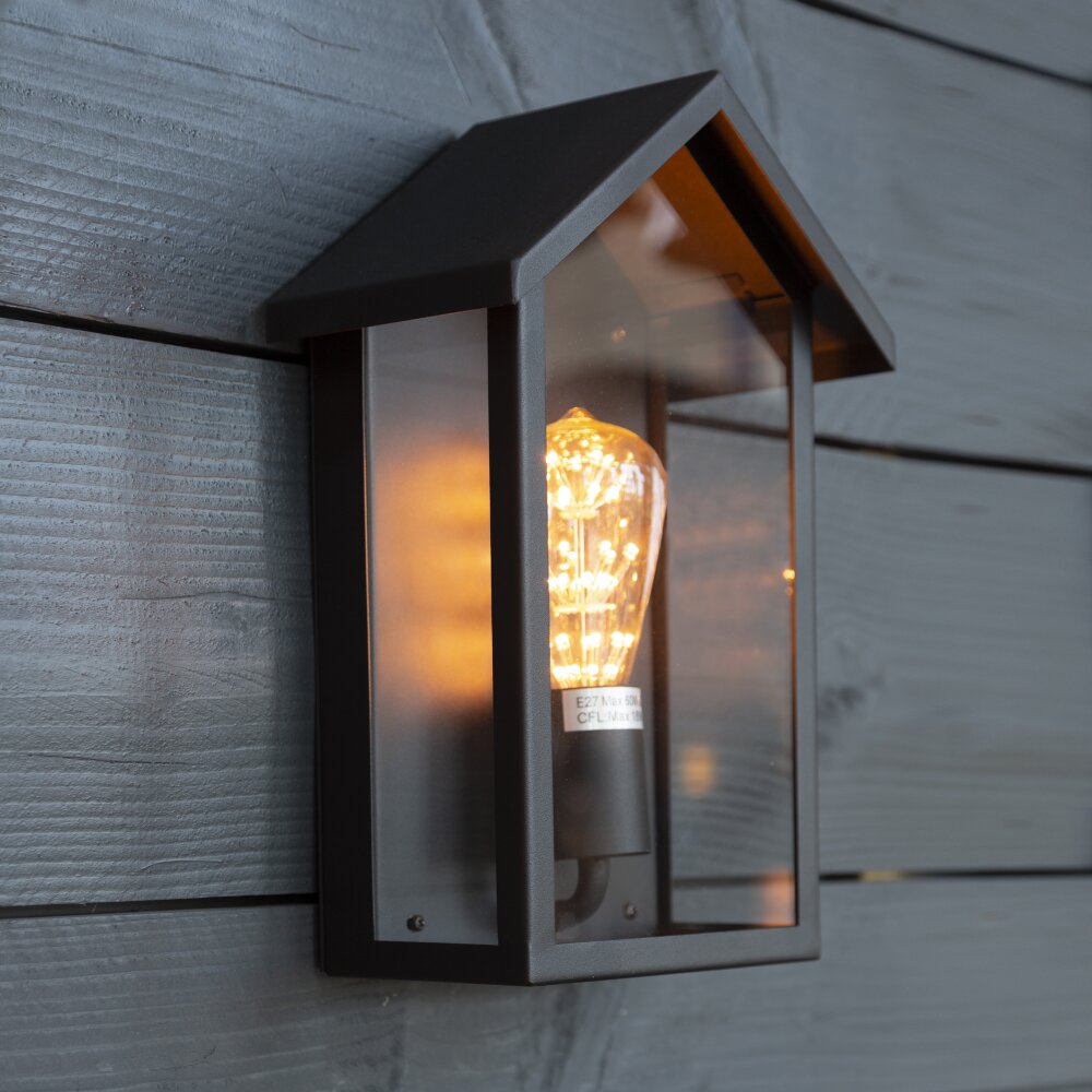 KS Verlichting Casa Applique da esterno Nero, 1-Luce main product photo