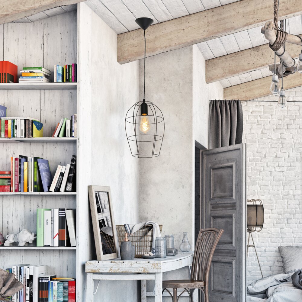 Steinhauer Minimalics Lampada a Sospensione Nero, 1-Luce main product photo