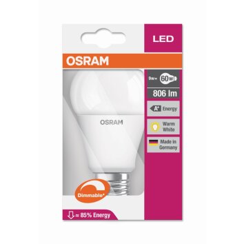 Osram LED E27 9 Watt 2700 Kelvin 806 Lumen