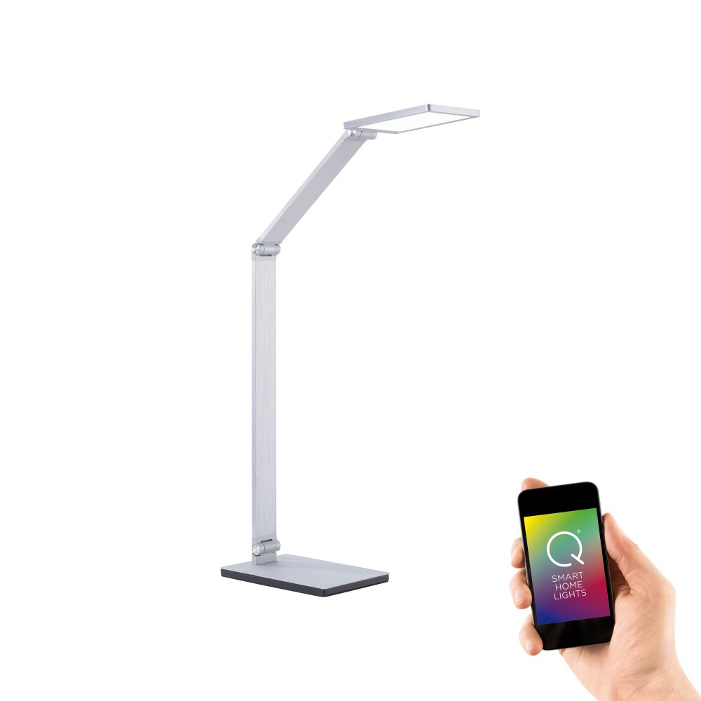 Paul Neuhaus Q-HANNES Lampada da tavolo LED Argento, 1-Luce, Telecomando main product photo