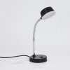 Pineda Lampada da tavolo LED Cromo, Nero, 1-Luce