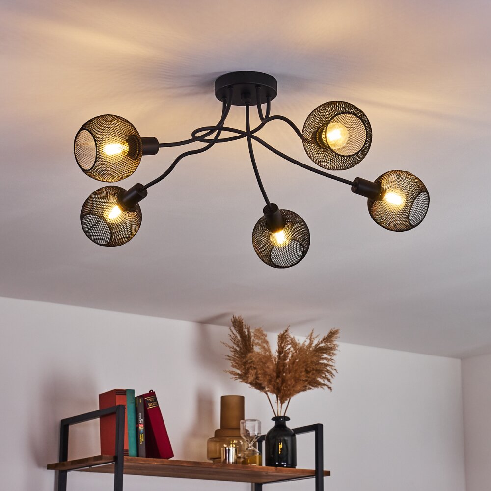 Tambo Plafoniera Nero, 5-Luci main product photo